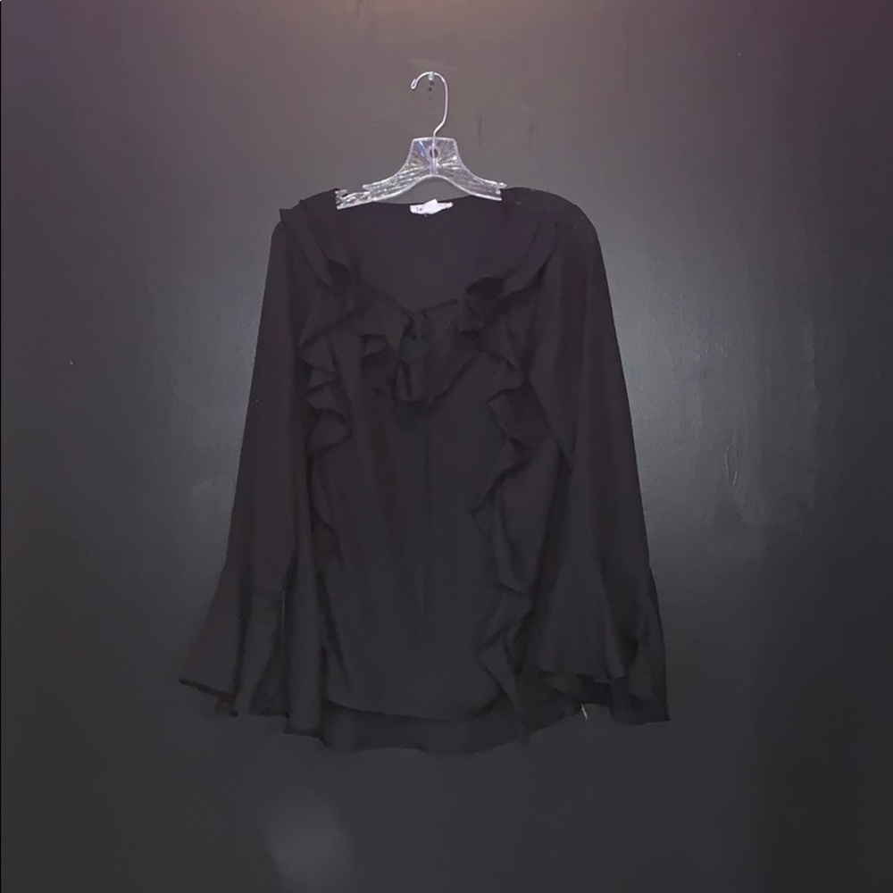 Black Ribbon Top